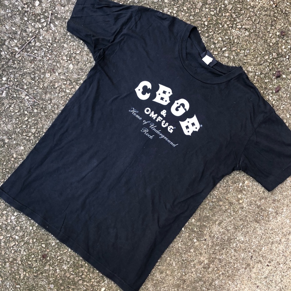 CBGB underground rock t-shirt